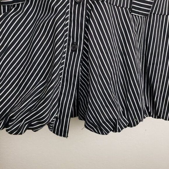 Giorgio Sant'Angelo striped balloon bottom shirt XL - Picture 7 of 15
